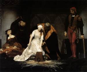 The Execution of Lady Jane Grey by Paul Delaroche